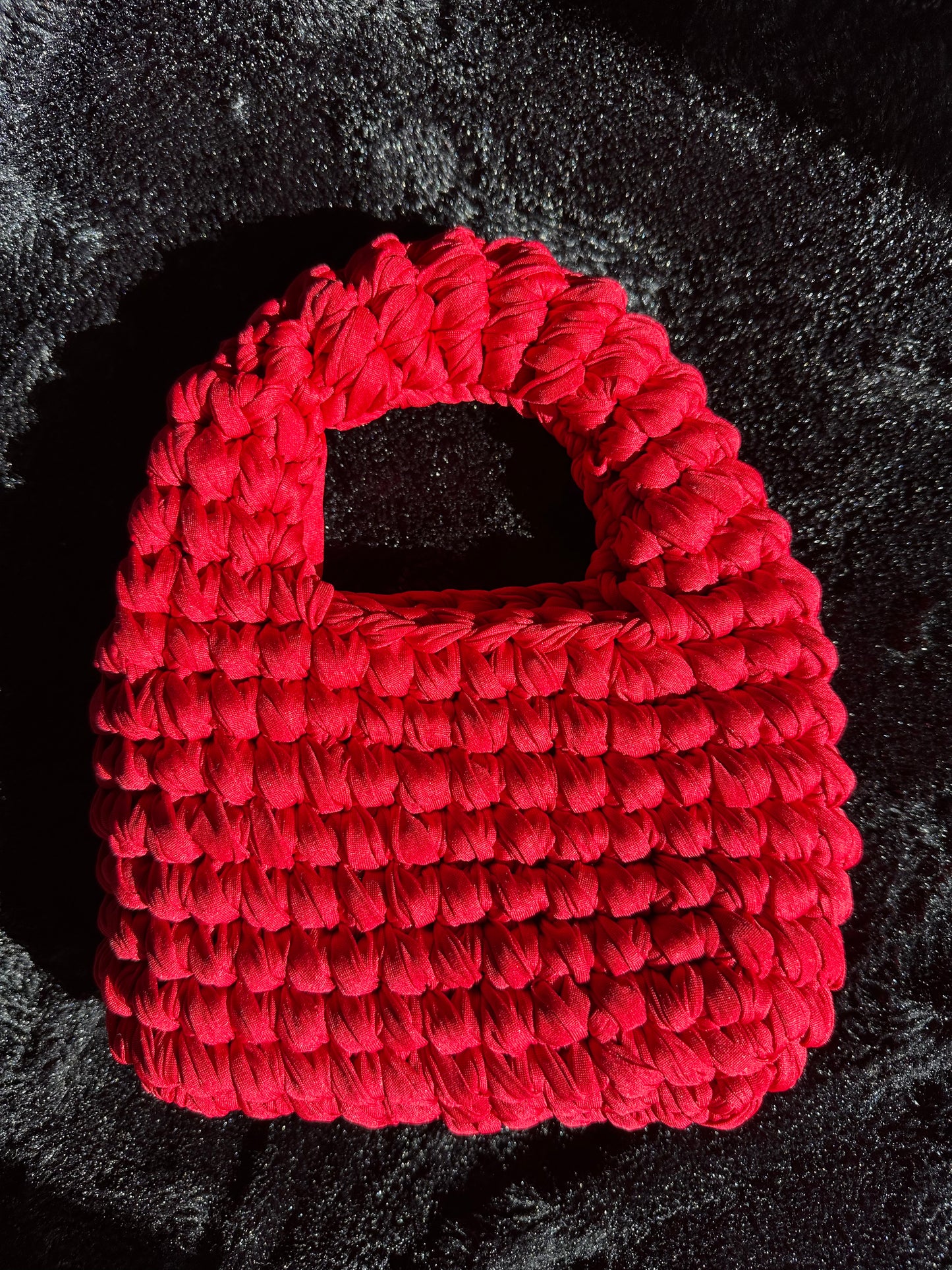 Crochet donut bag