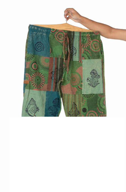 Green Straight Fit Shorts