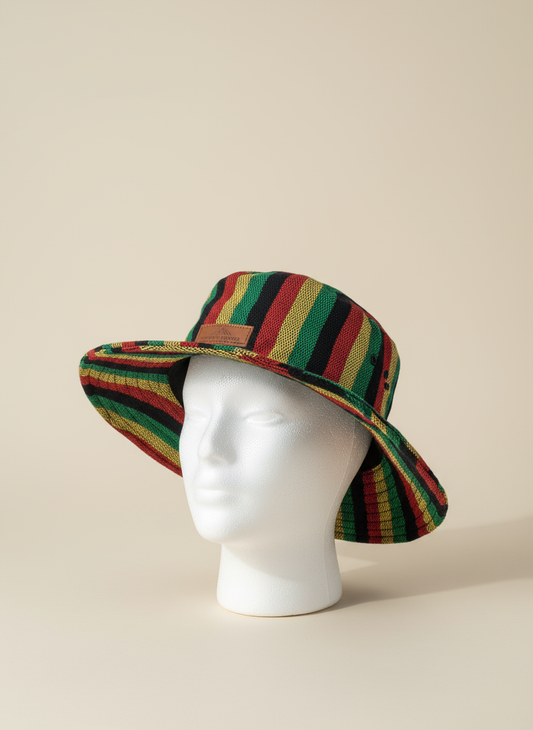 Hemp Crushed Rasta Hat