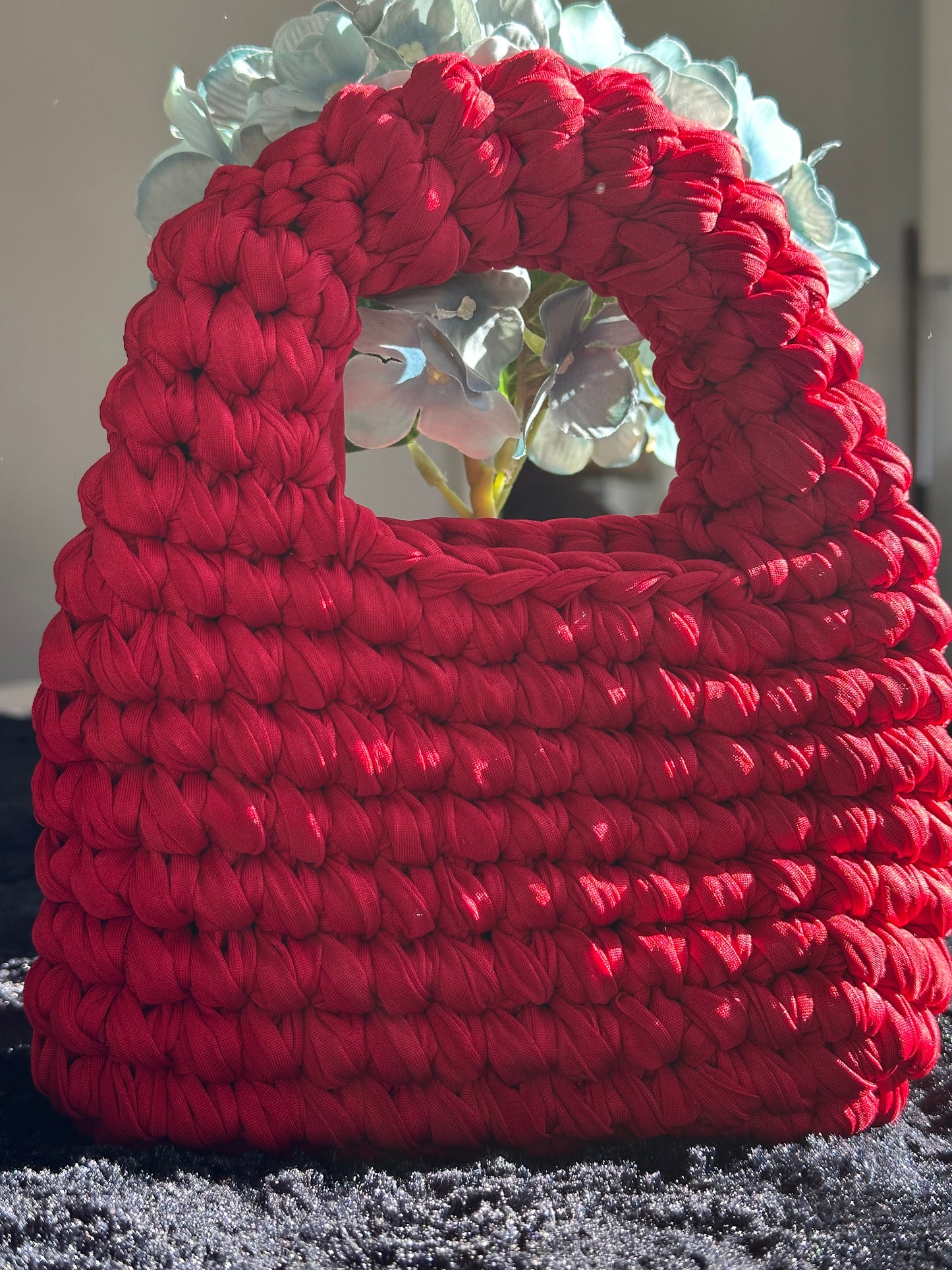 Crochet donut bag