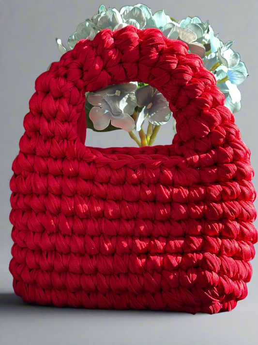 Crochet donut bag