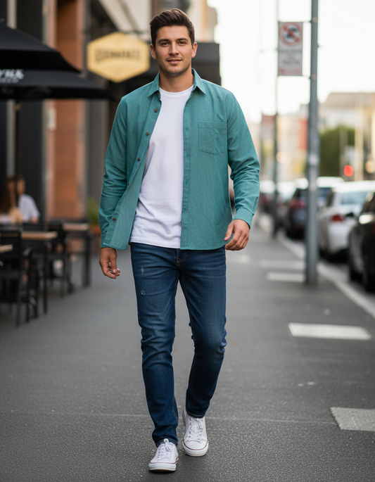 Hemp/cotton shirt