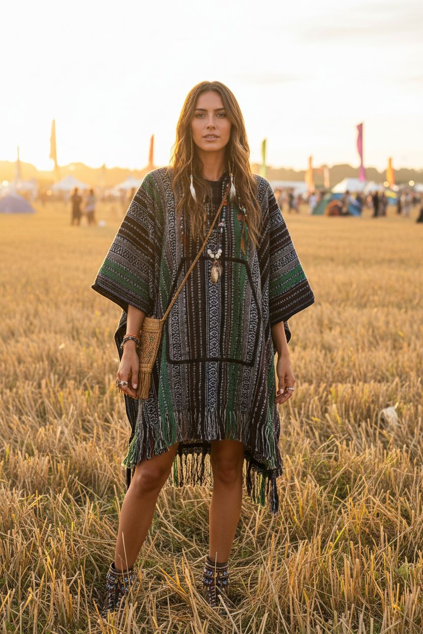 Stripes Ponchos